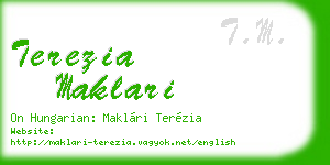 terezia maklari business card